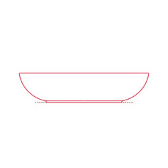 Objects Bowls Ikea Flitighet Deep Plate 9 Inch Line Tracing Svg Vector, Free Vectors File
